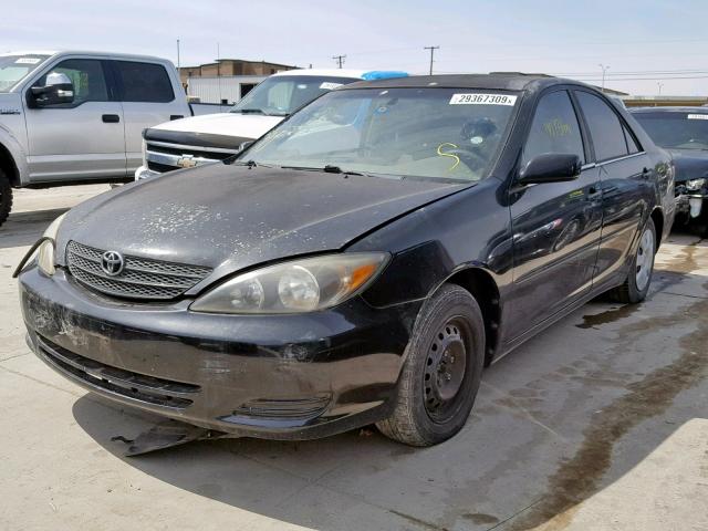 4T1BE32K93U177651 - 2003 TOYOTA CAMRY LE BLACK photo 2