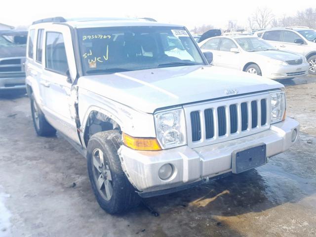 1J8HG48K76C273321 - 2006 JEEP COMMANDER SILVER photo 1