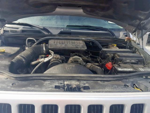 1J8HG48K76C273321 - 2006 JEEP COMMANDER SILVER photo 7