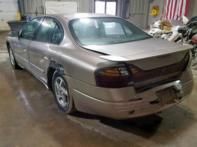 1G2HX52KX34141797 - 2003 PONTIAC BONNEVILLE BEIGE photo 3