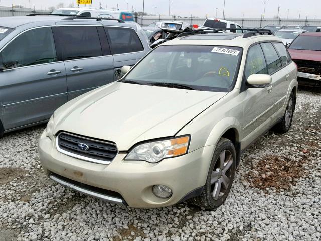 4S4BP86C064329704 - 2006 SUBARU LEGACY OUT BEIGE photo 2