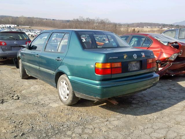 3VWRA81HXVM057072 - 1997 VOLKSWAGEN JETTA GL GREEN photo 3