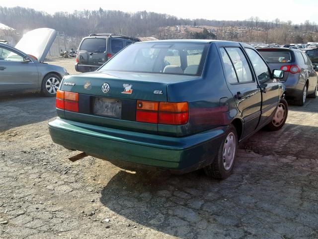 3VWRA81HXVM057072 - 1997 VOLKSWAGEN JETTA GL GREEN photo 4