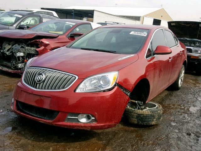 1G4PS5SK7G4142087 - 2016 BUICK VERANO RED photo 2