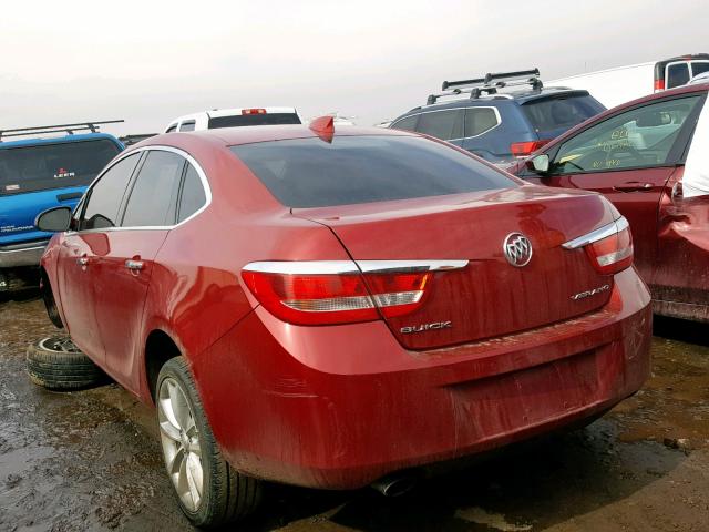 1G4PS5SK7G4142087 - 2016 BUICK VERANO RED photo 3