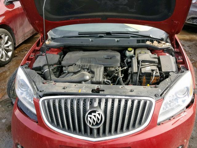 1G4PS5SK7G4142087 - 2016 BUICK VERANO RED photo 7