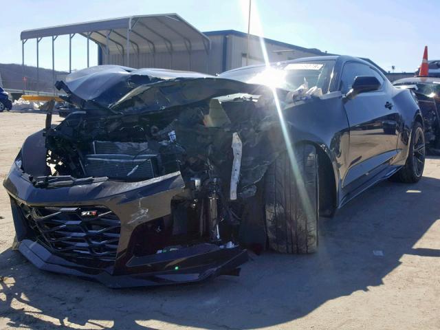 1G1FK1R61H0141231 - 2017 CHEVROLET CAMARO ZL1 黑色 照片 2