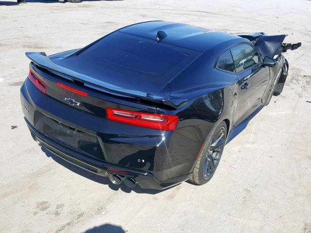 1G1FK1R61H0141231 - 2017 CHEVROLET CAMARO ZL1 BLACK photo 4