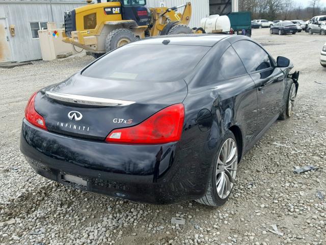 JN1CV6EL6CM473163 - 2012 INFINITI G37 BLACK photo 4