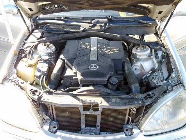 WDBNG70J91A174663 - 2001 MERCEDES-BENZ S 430 SILVER photo 7