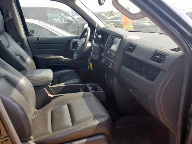 5FPYK1F59DB008845 - 2013 HONDA RIDGELINE BLACK photo 5