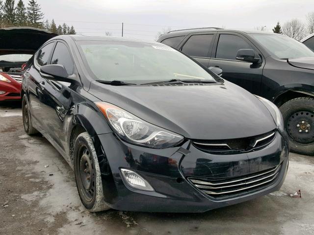 5NPDH4AE2DH154438 - 2013 HYUNDAI ELANTRA GL BLACK photo 1