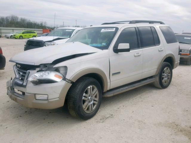 1FMEU64E48UB15316 - 2008 FORD EXPLORER E WHITE photo 2