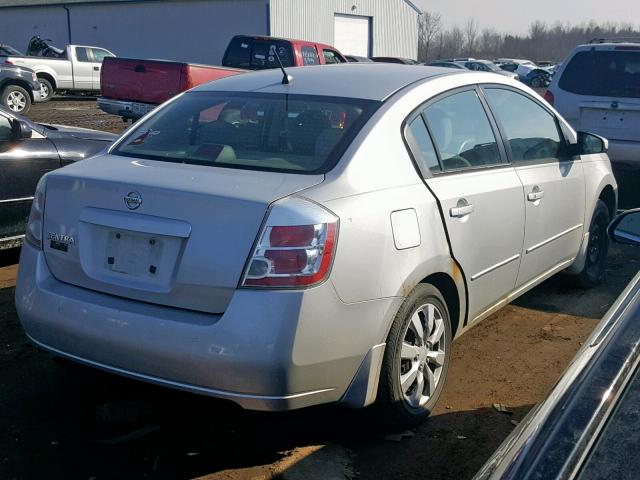 3N1AB61E48L630035 - 2008 NISSAN SENTRA 2.0 SILVER photo 4