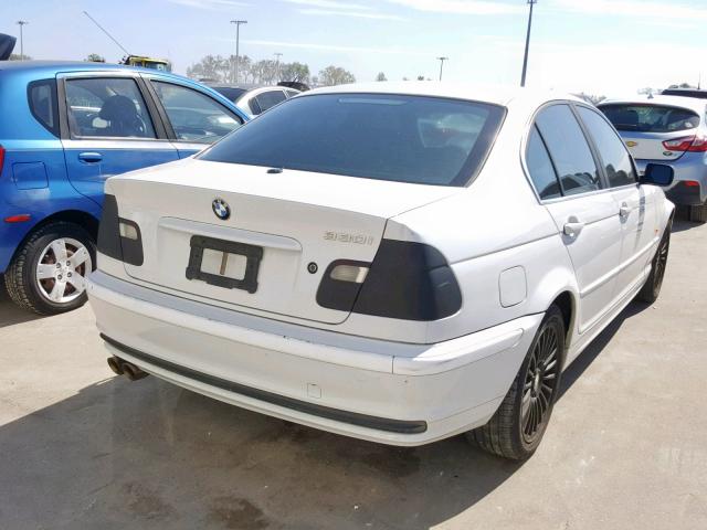 WBAAV53411FJ66315 - 2001 BMW 330 I WHITE photo 4