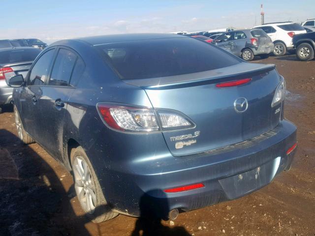 JM1BL1S54A1216654 - 2010 MAZDA 3 S BLUE photo 3