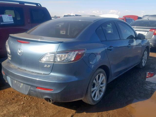 JM1BL1S54A1216654 - 2010 MAZDA 3 S BLUE photo 4