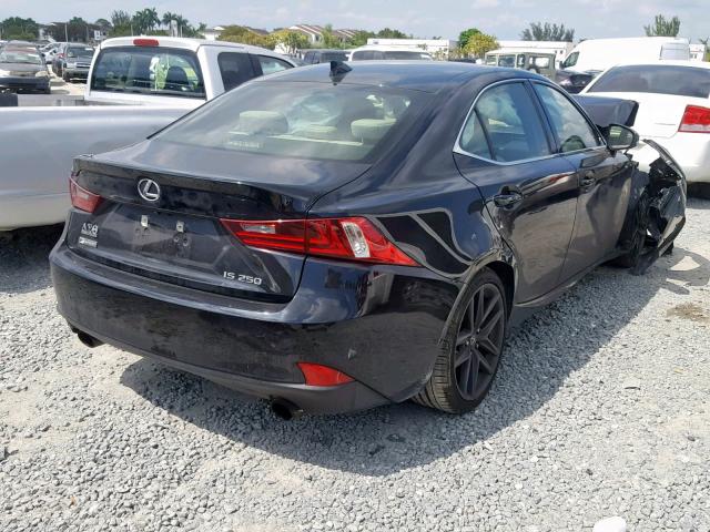 JTHBF1D28F5057856 - 2015 LEXUS IS 250 BLACK photo 4