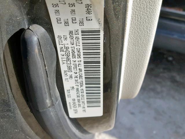 1J8HG58N06C318003 - 2006 JEEP COMMANDER GREEN photo 10