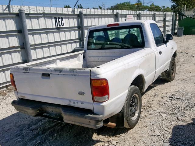 1FTYR10C0WUB83328 - 1998 FORD RANGER WHITE photo 4