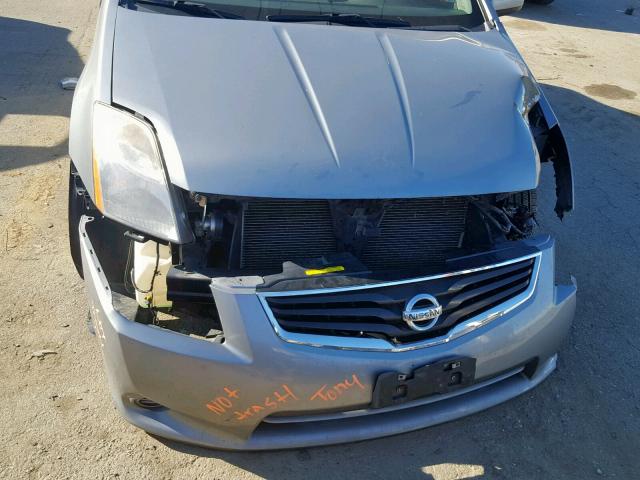 3N1AB6AP5AL719412 - 2010 NISSAN SENTRA 2.0 GRAY photo 9