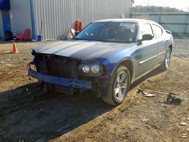 2B3KA33V59H582072 - 2009 DODGE CHARGER SX BLUE photo 2