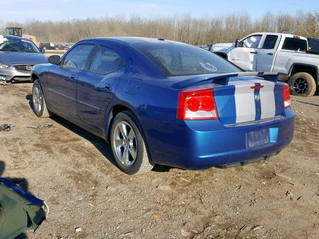 2B3KA33V59H582072 - 2009 DODGE CHARGER SX BLUE photo 3