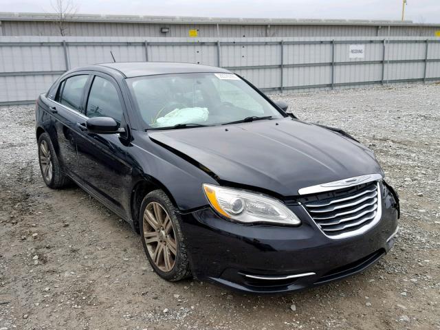 1C3CCBAB6DN735644 - 2013 CHRYSLER 200 LX BLACK photo 1