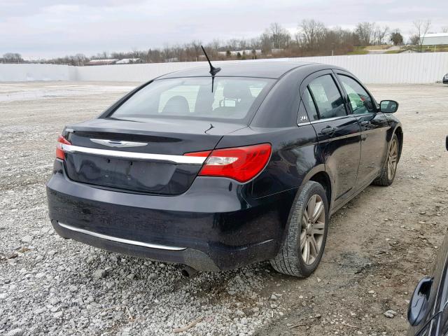 1C3CCBAB6DN735644 - 2013 CHRYSLER 200 LX BLACK photo 4