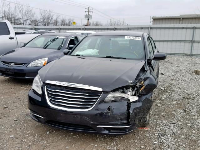 1C3CCBAB6DN735644 - 2013 CHRYSLER 200 LX BLACK photo 9