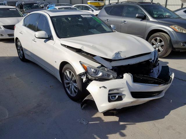 JN1BV7AP6EM679628 - 2014 INFINITI Q50 BASE WHITE photo 1