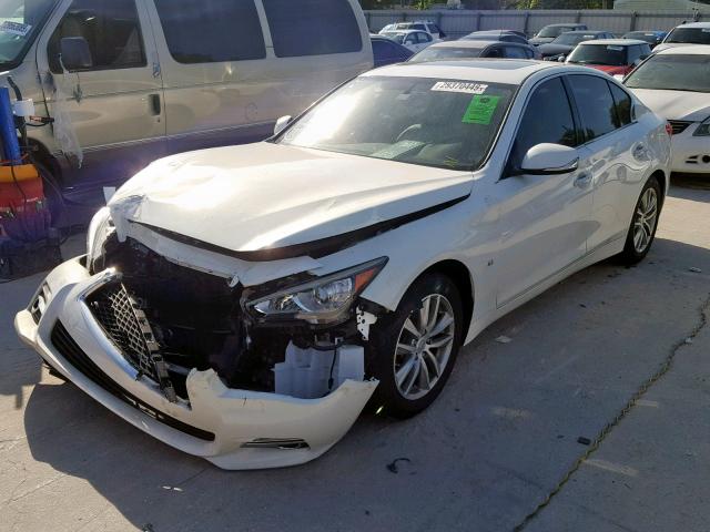 JN1BV7AP6EM679628 - 2014 INFINITI Q50 BASE WHITE photo 2