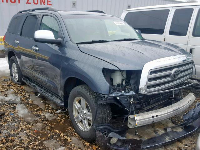 5TDBY68A68S017962 - 2008 TOYOTA SEQUOIA LI GRAY photo 1