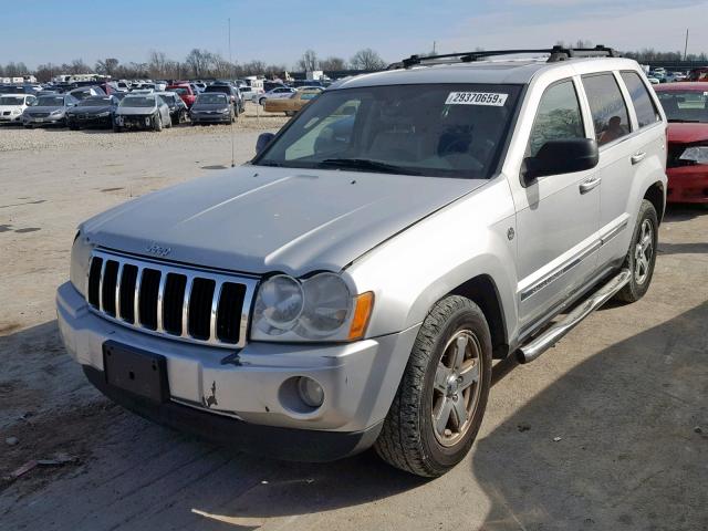 1J4HR58N26C184865 - 2006 JEEP GRAND CHER SILVER photo 2