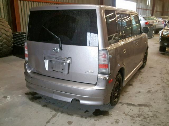 JTLKT324354022175 - 2005 TOYOTA SCION XB ვერცხლისფერი ფოტო 4