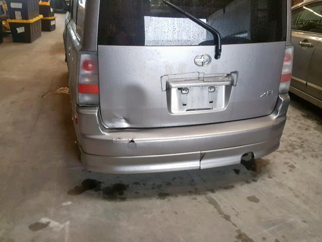 JTLKT324354022175 - 2005 TOYOTA SCION XB ვერცხლისფერი ფოტო 9