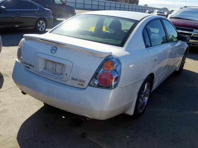 1N4BL11D14C110007 - 2004 NISSAN ALTIMA SE WHITE photo 4