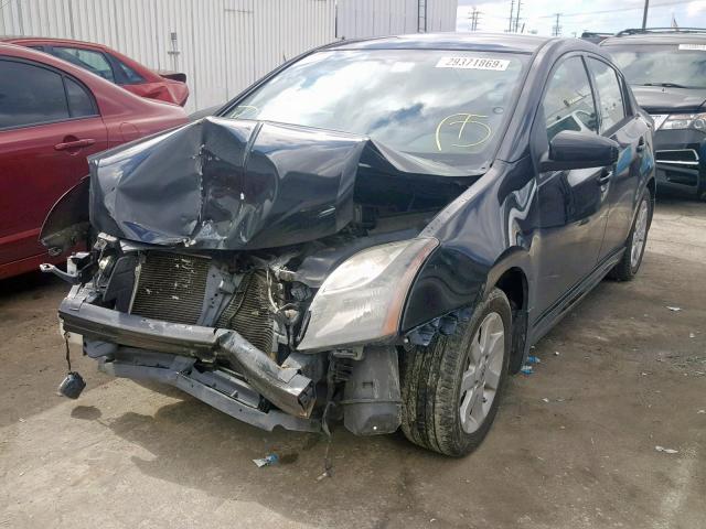 3N1AB6AP0CL612464 - 2012 NISSAN SENTRA 2.0 BLACK photo 2