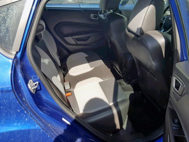 3FADP4GX0EM148893 - 2014 FORD FIESTA ST BLUE photo 6