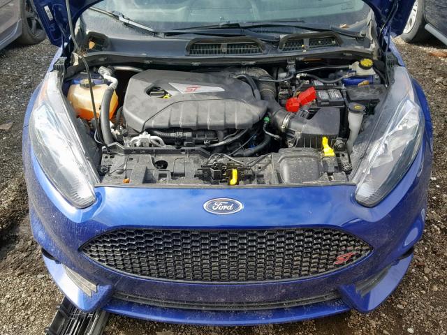 3FADP4GX0EM148893 - 2014 FORD FIESTA ST BLUE photo 7