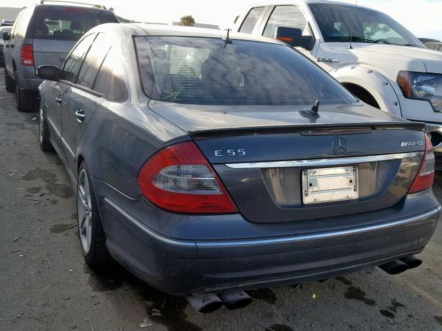 WDBUF76J63A365370 - 2003 MERCEDES-BENZ E 55 AMG GRAY photo 3