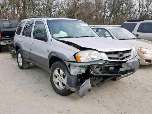 4F2YZ94164KM25555 - 2004 MAZDA TRIBUTE LX SILVER photo 1