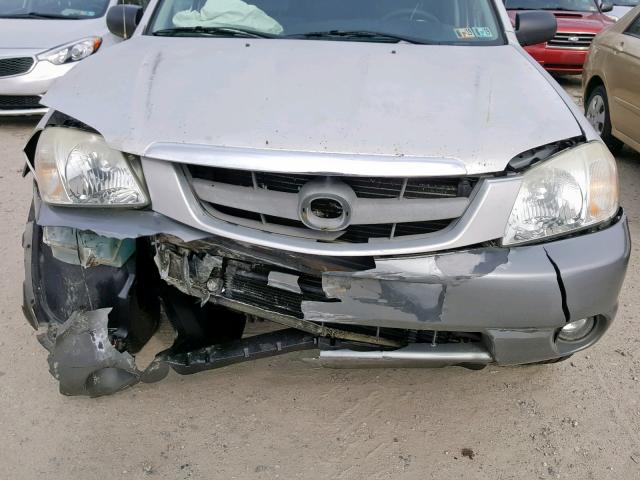 4F2YZ94164KM25555 - 2004 MAZDA TRIBUTE LX SILVER photo 7