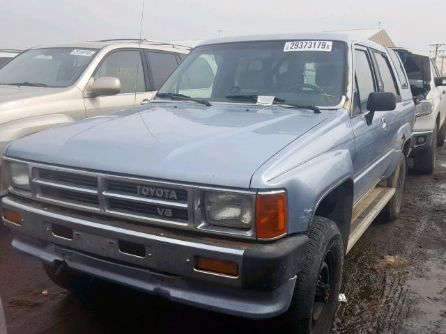 JT4VN62N5K0040385 - 1989 TOYOTA 4RUNNER VN BLUE photo 2