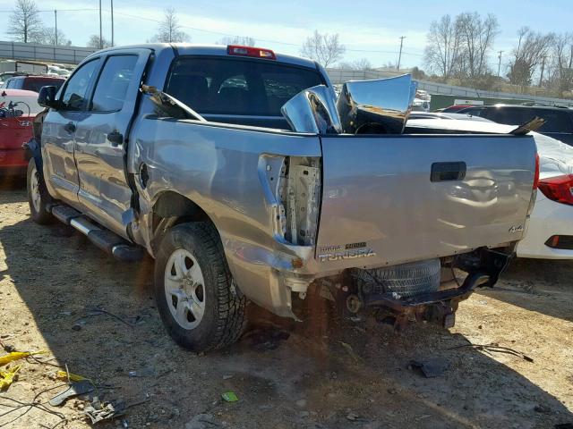 5TFDV541X8X047963 - 2008 TOYOTA TUNDRA CRE SILVER photo 3