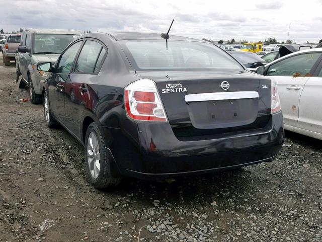 3N1AB6AP4AL642600 - 2010 NISSAN SENTRA 2.0 BLACK photo 3