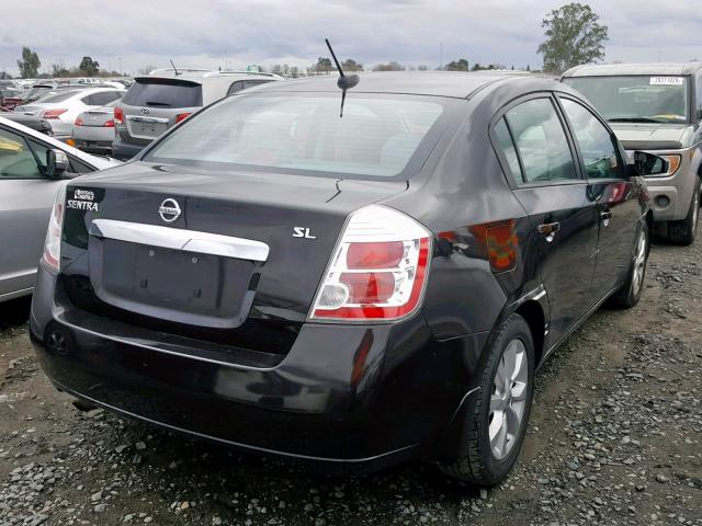 3N1AB6AP4AL642600 - 2010 NISSAN SENTRA 2.0 BLACK photo 4