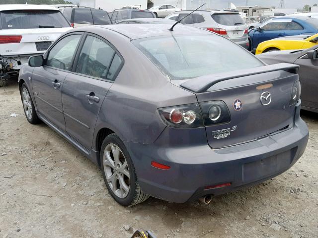 JM1BK323671651858 - 2007 MAZDA 3 S GRAY photo 3