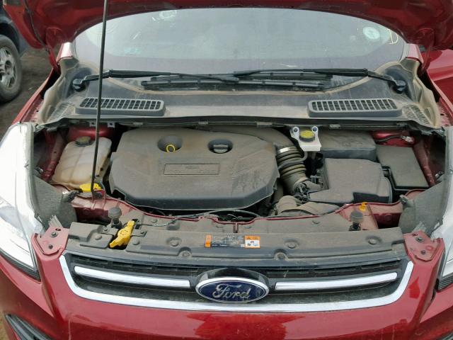 1FMCU9J92GUA53106 - 2016 FORD ESCAPE TIT RED photo 7