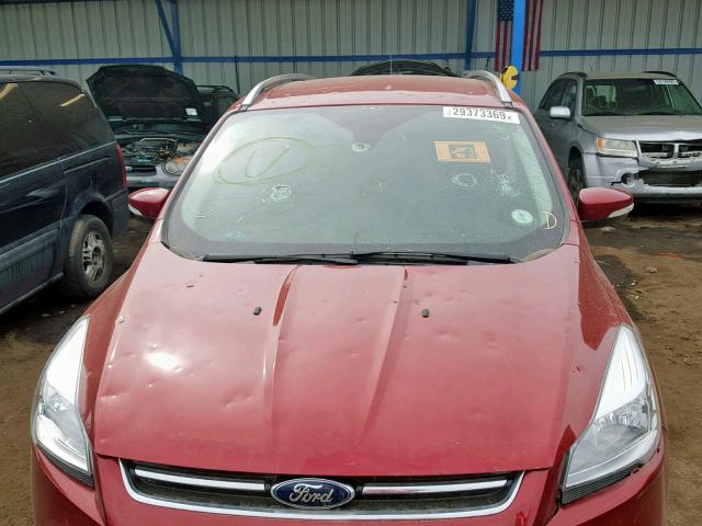 1FMCU9J92GUA53106 - 2016 FORD ESCAPE TIT RED photo 9